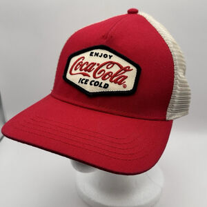 Coca-Cola® Enjoy Classic Label Styled Patch Adjustable Hat Multi-Color